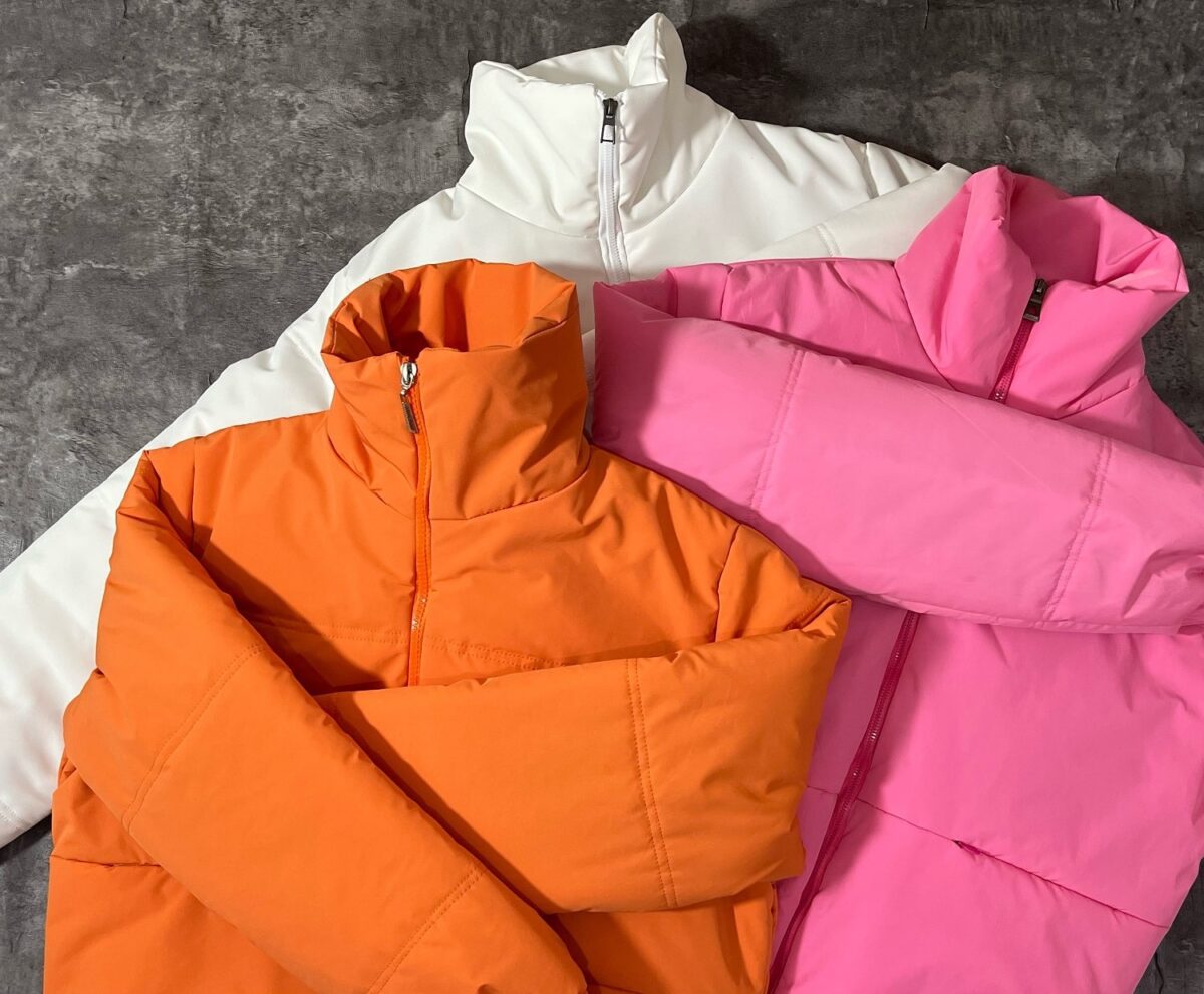 کاپشن پفی کوتاه آبنباتی(2175) - Image 5