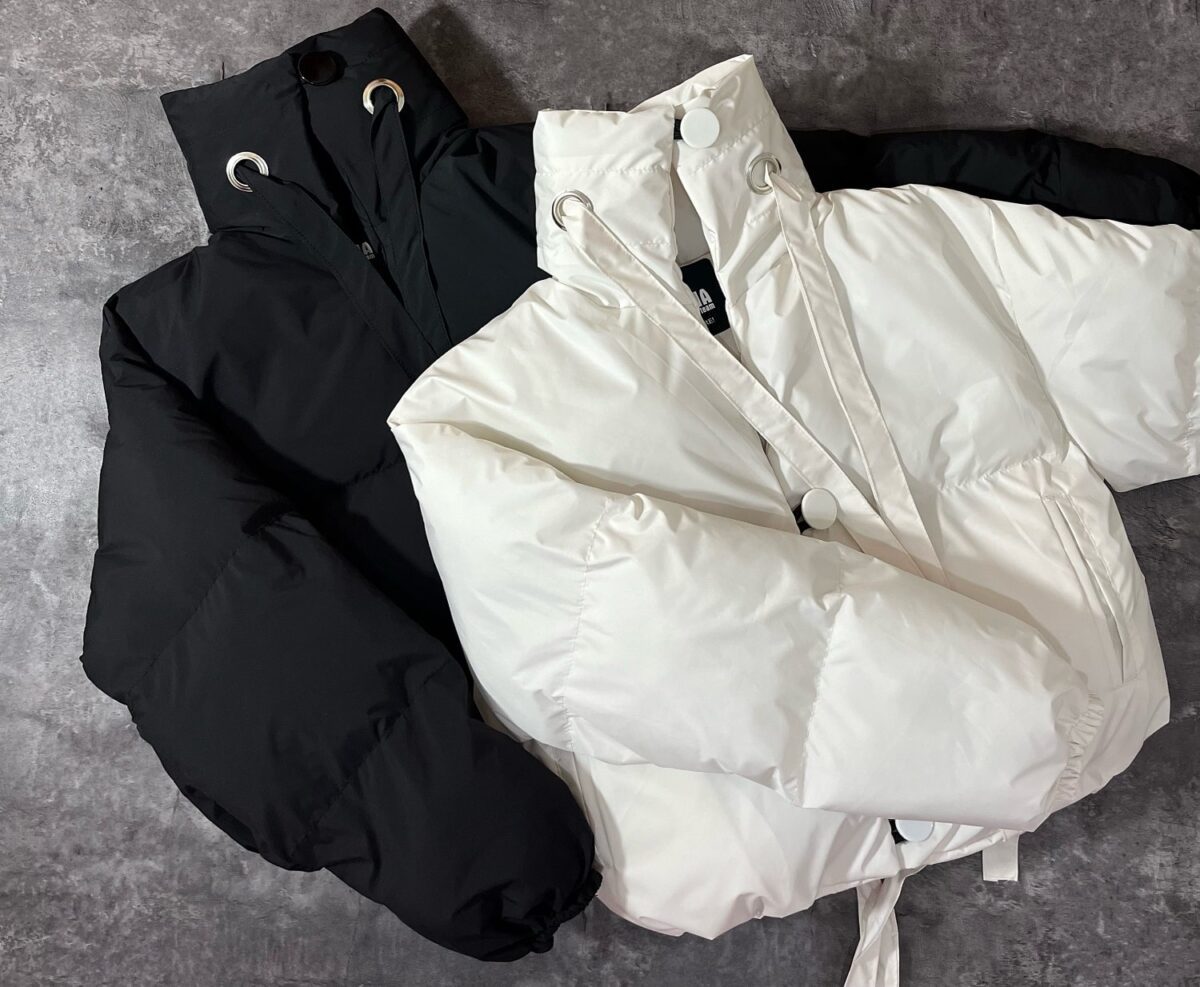 کاپشن کوتاه پفکی پاستیلی(2177) - Image 4