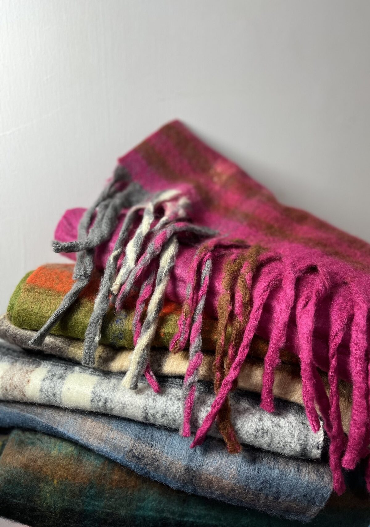 شال گردن پشمی موهر رنگی(2186) - Image 6