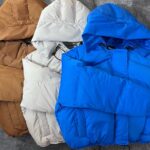 کاپشن پفی کوتاه کلاهدار(2198)