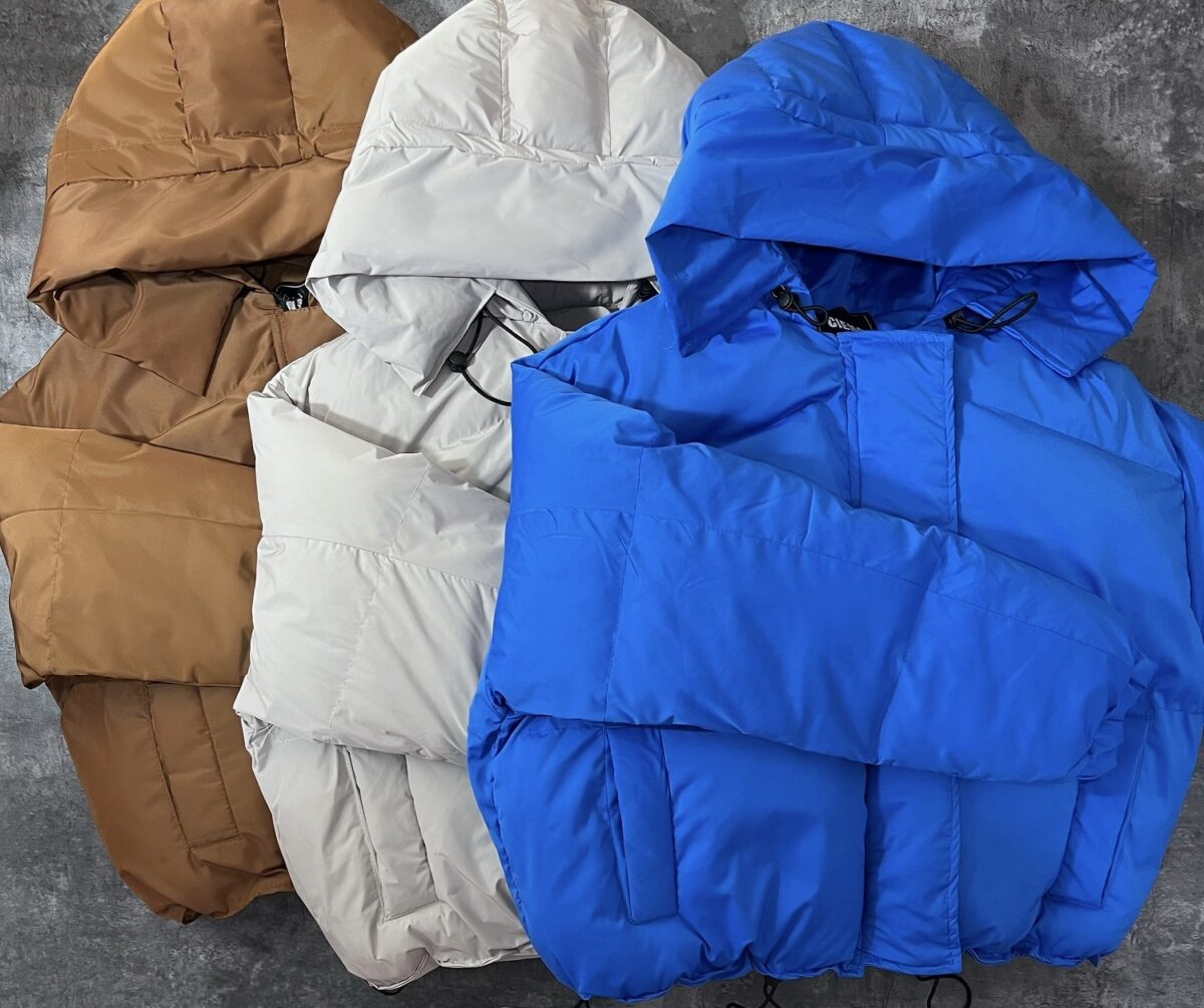 کاپشن پفی کوتاه کلاهدار(2198) - Image 4