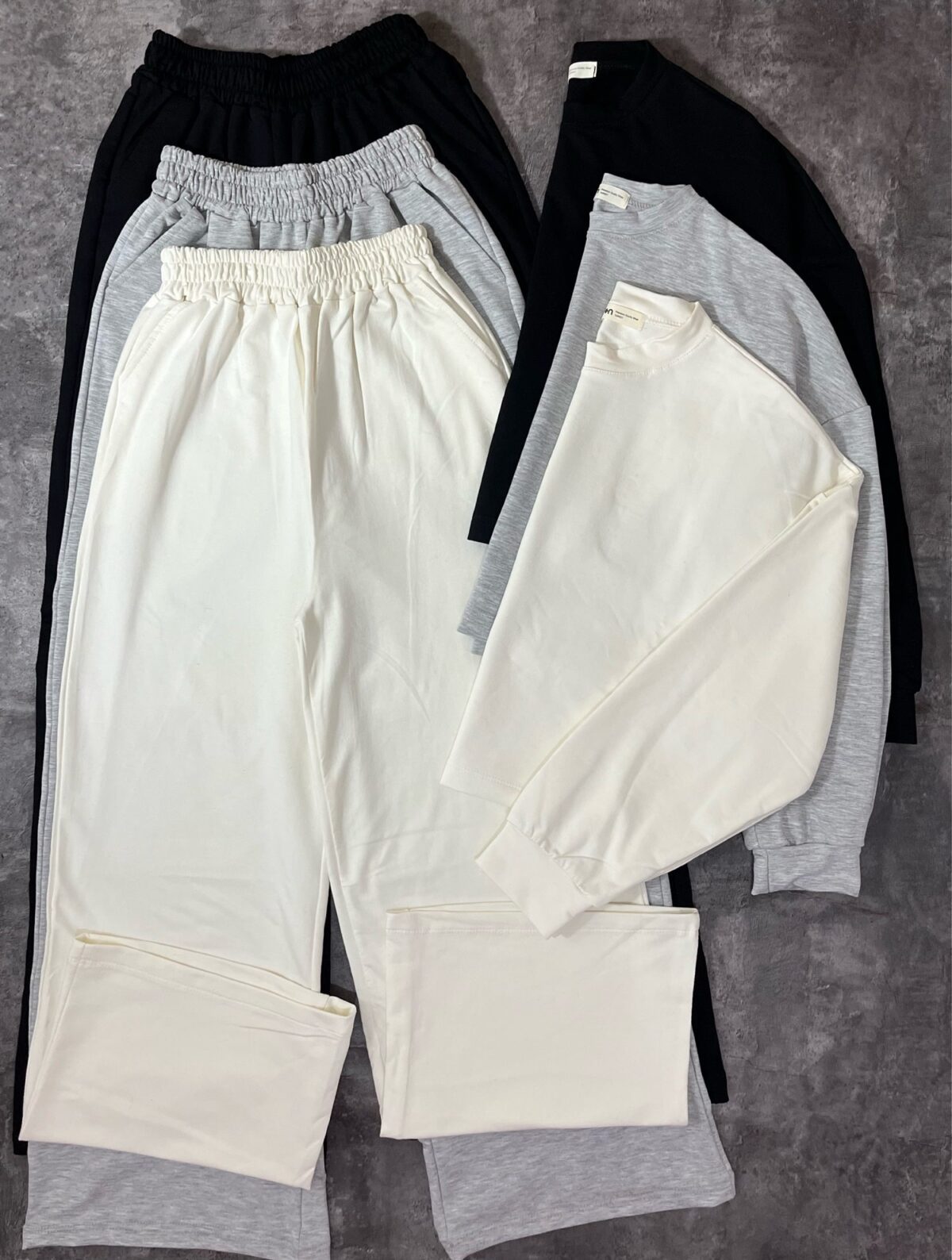 ست دورس و شلوار بگ دورس پنبه دو نخ بدون کرک(2199) - Image 2