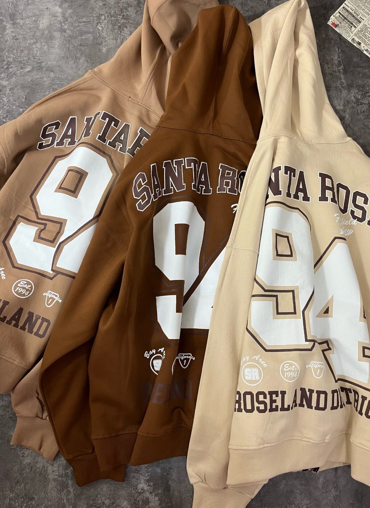 سویشرت زیپی اورسایز دورس سه نخ داخل کرک ضخیم(2255) - Image 2