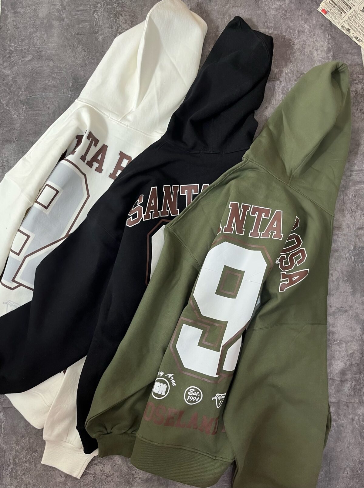 سویشرت زیپی اورسایز دورس سه نخ داخل کرک ضخیم(2255) - Image 3