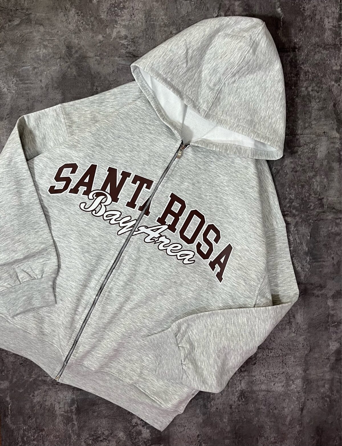 سویشرت زیپی اورسایز دورس سه نخ داخل کرک ضخیم(2211) - Image 4