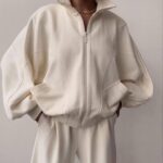 سویشرت زیپی دورس سه نخ داخل کرک ضخیم(2218)