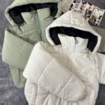 کاپشن پفی پافرشو کلاهدار(2254)