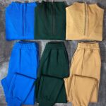 ست سویشرت نیم زیپ و جاگر سه نخ داخل کرک(2271)