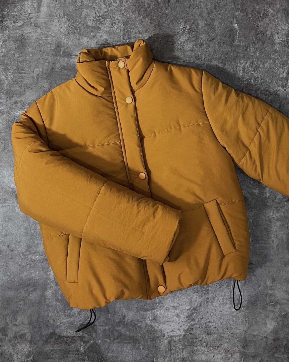 کاپشن پفی تکرنگ(2263) - Image 2