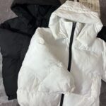 کاپشن پفی کوتاه کلاهدار(2299)