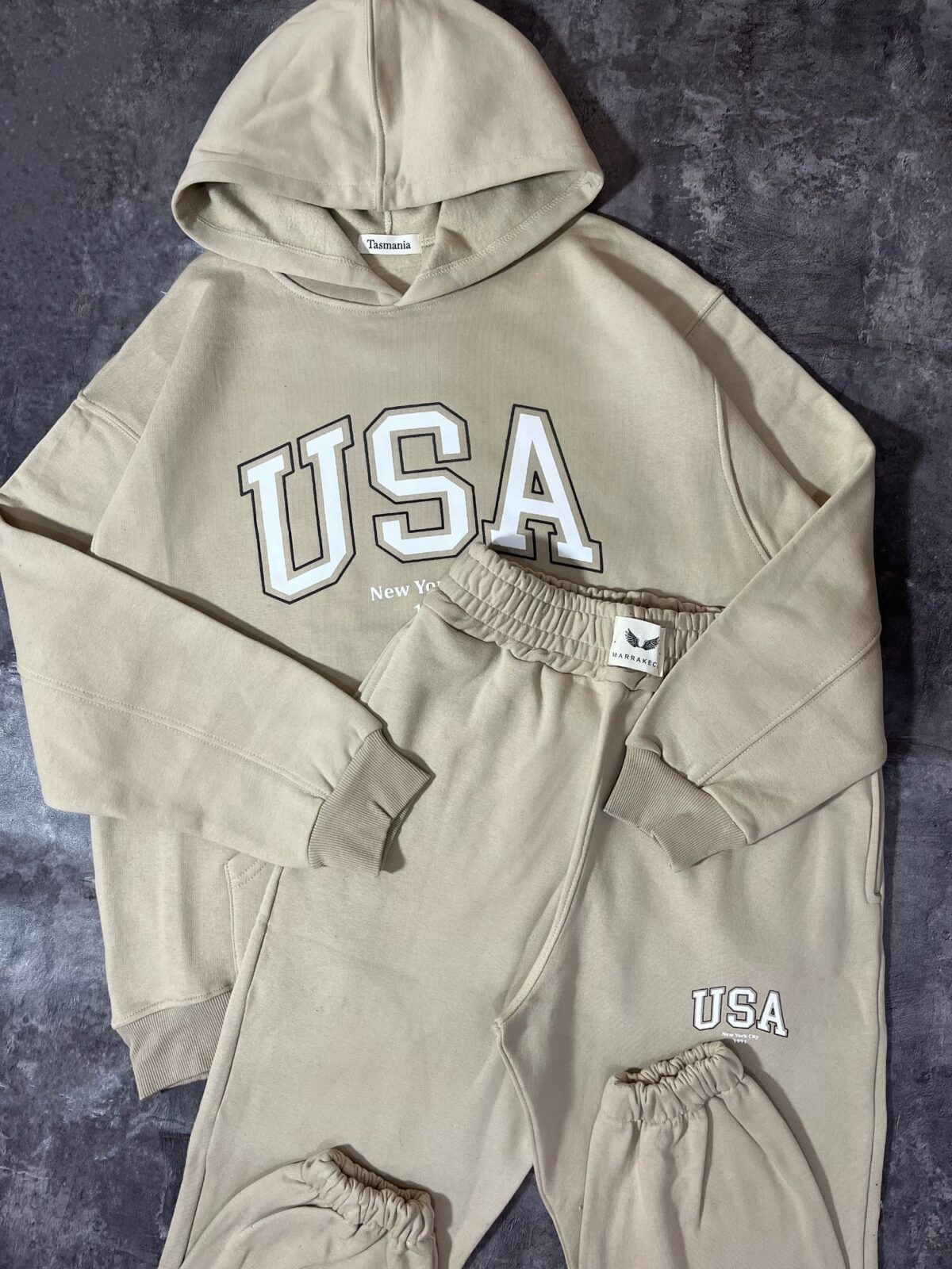 ست هودی و جاگر سه نخ داخل کرک(2300) - Image 2