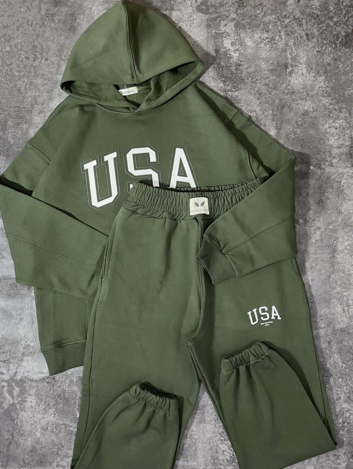 ست هودی و جاگر سه نخ داخل کرک(2300) - Image 3