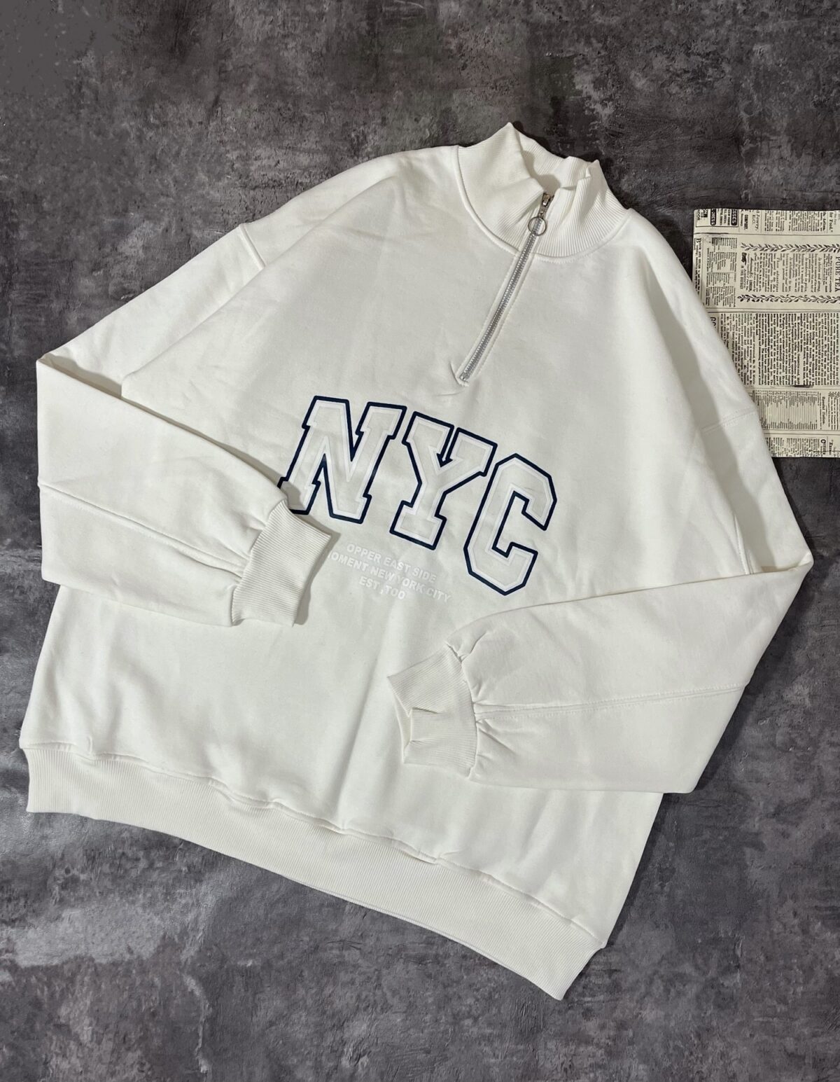 دورس نیم زیپ NYC سه نخ داخل کرک(2311) - Image 2