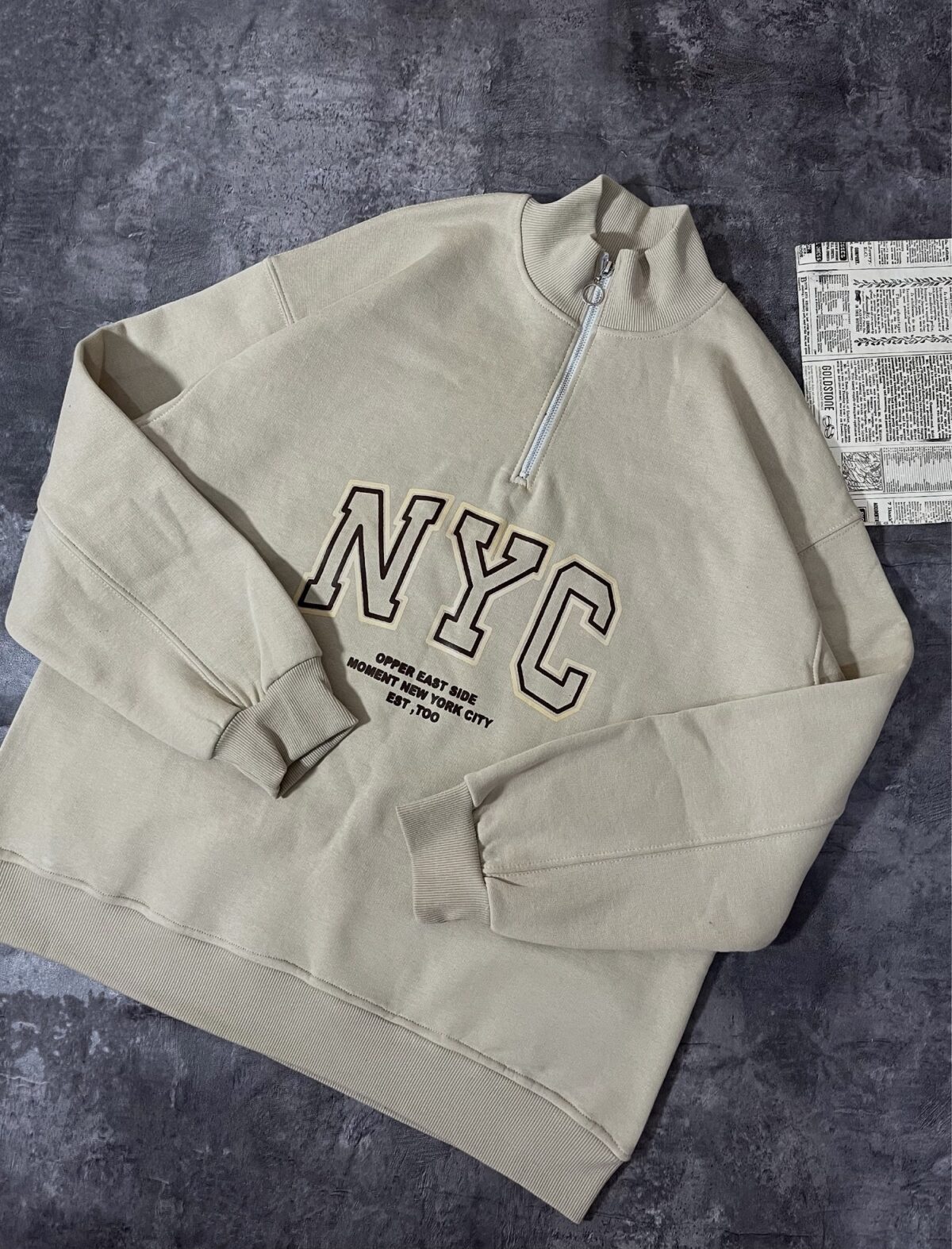 دورس نیم زیپ NYC سه نخ داخل کرک(2311) - Image 3