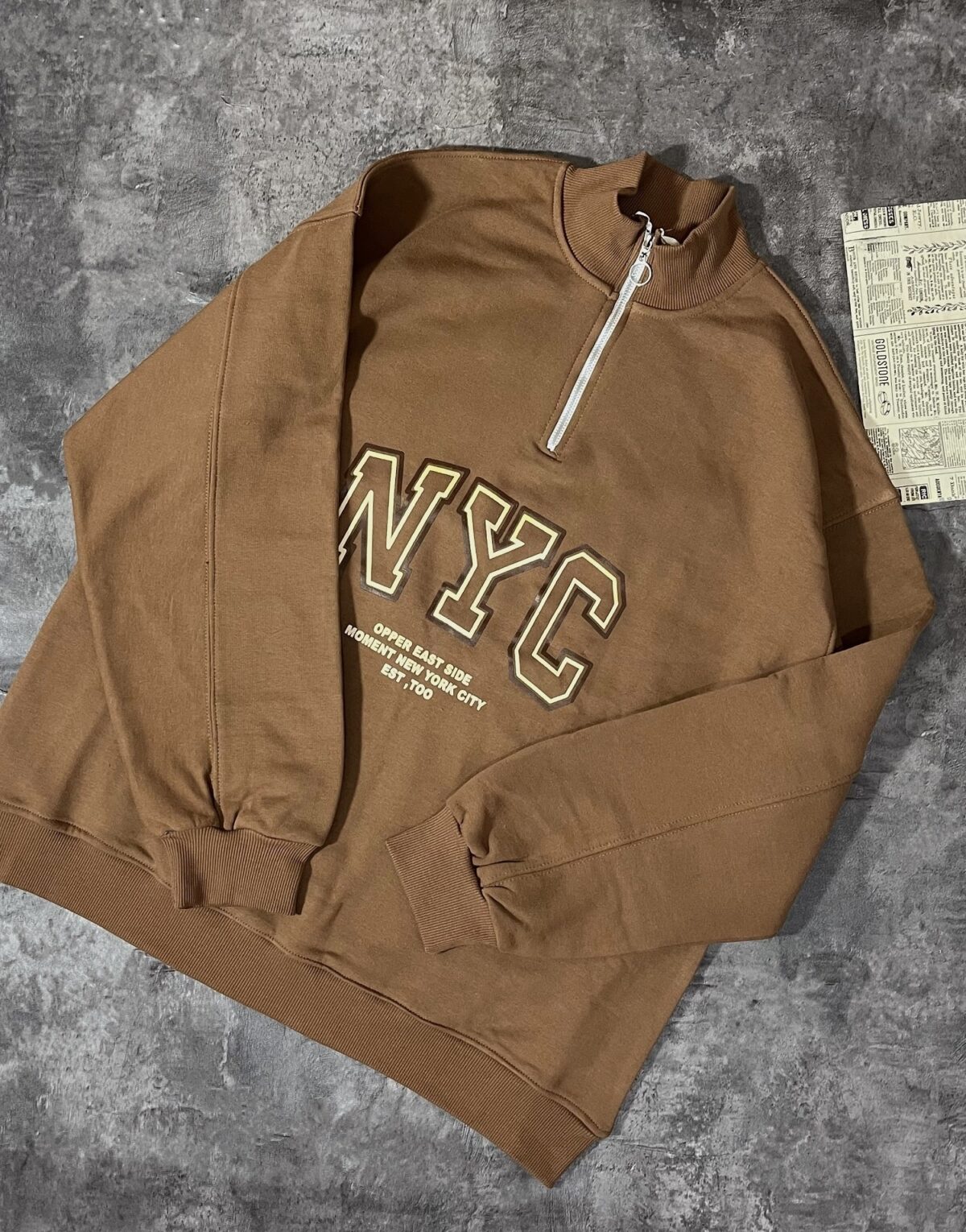 دورس نیم زیپ NYC سه نخ داخل کرک(2311) - Image 6