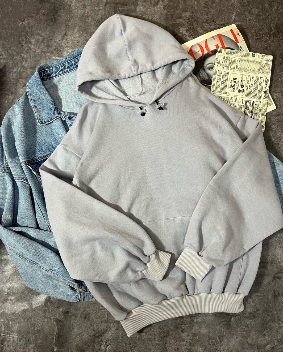 هودی ساده سه نخ داخل کرک(2317) - Image 2