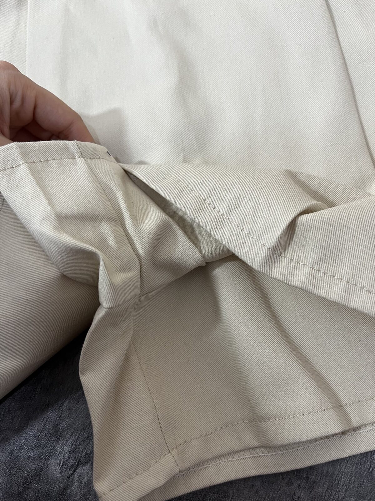 دامن شلوارکی کتان کمربنددار(2324) - Image 3