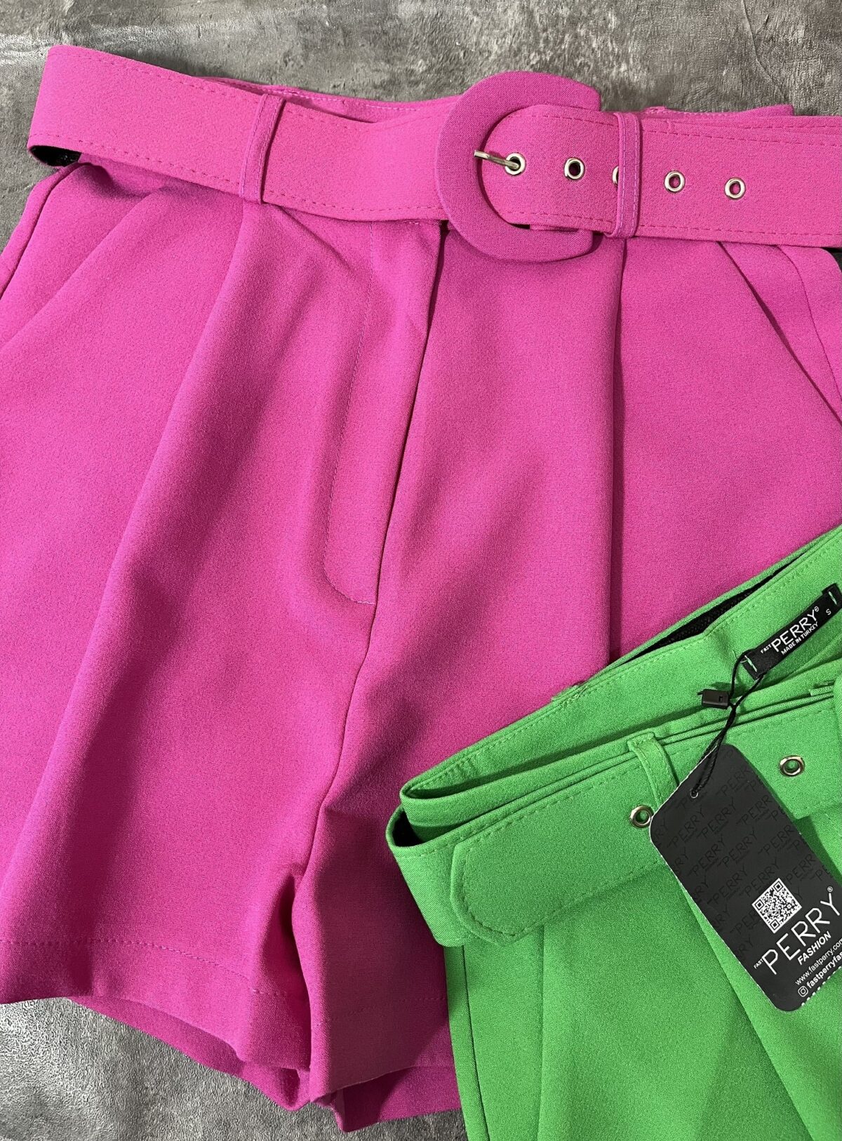 شلوارک پاستیلی کمربنددار ترک(2326) - Image 5