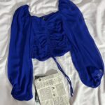 کراپ ترک آستین حریر(2329)