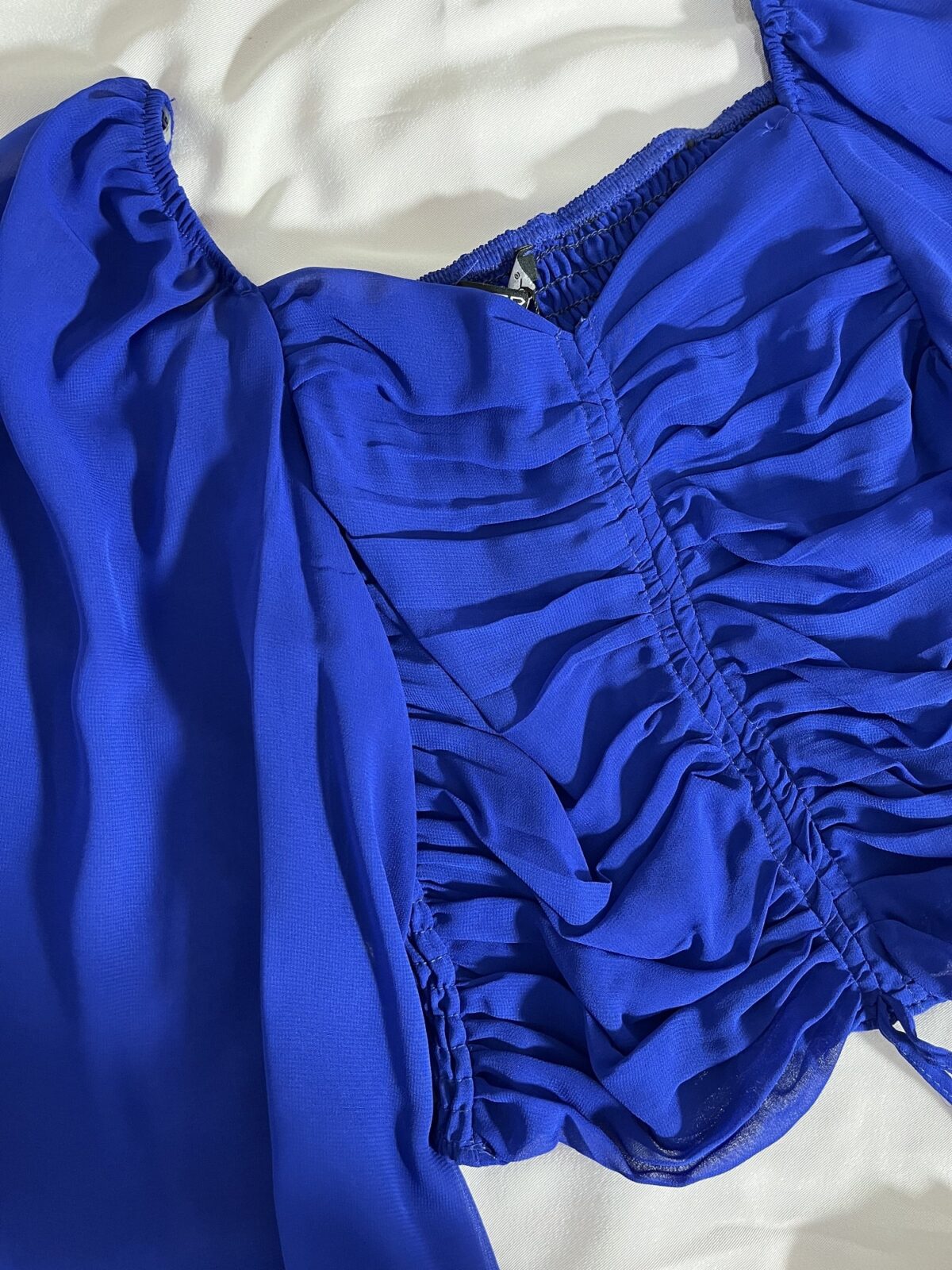 کراپ ترک آستین حریر(2329) - Image 3