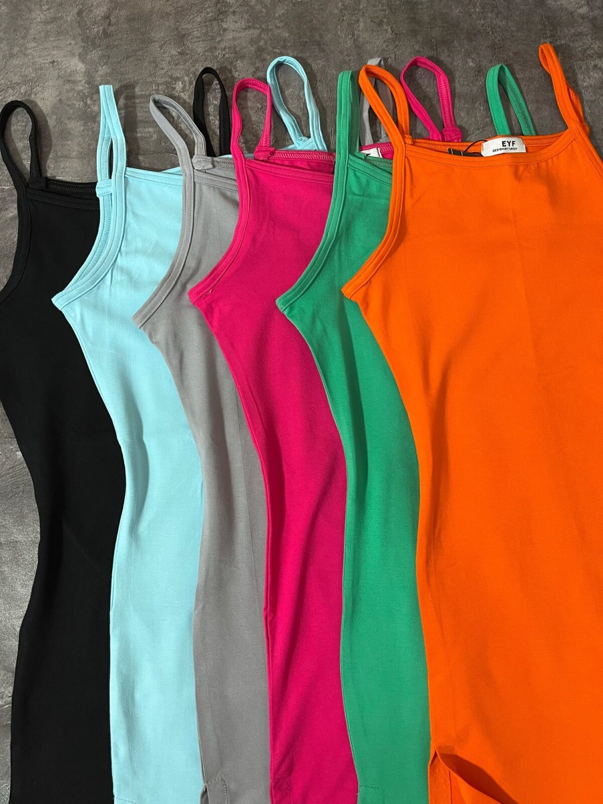 پیراهن بلند بندی چاکدار(2334) - Image 2