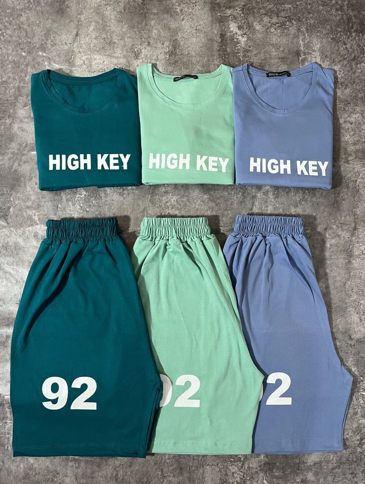 ست تیشرت و شلوارک نخ پنبه(2337) - Image 2