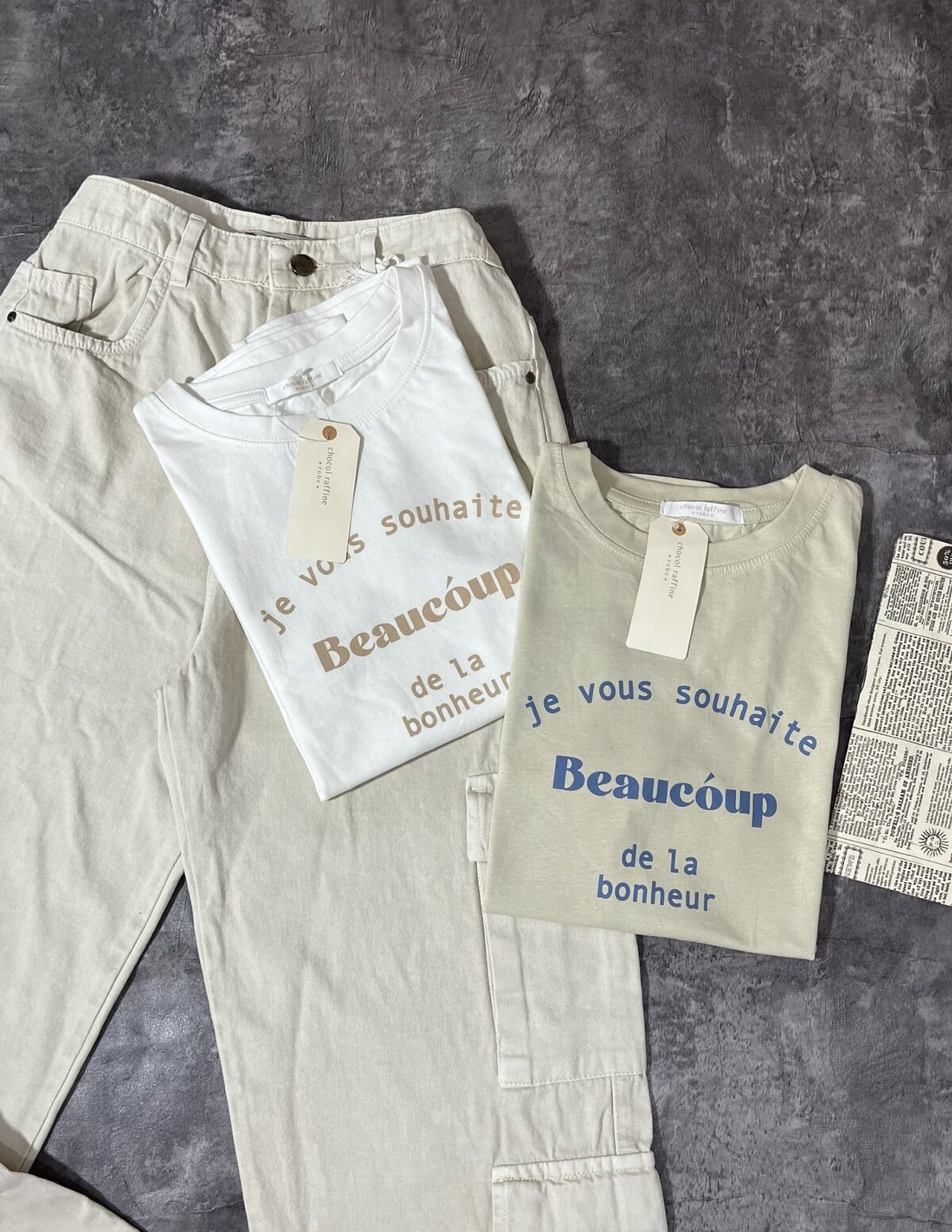 تیشرت تکست نخ پنبه وارداتی(2340) - Image 3