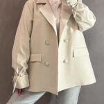 کت کوتاه رنگی آستین بند(2360)