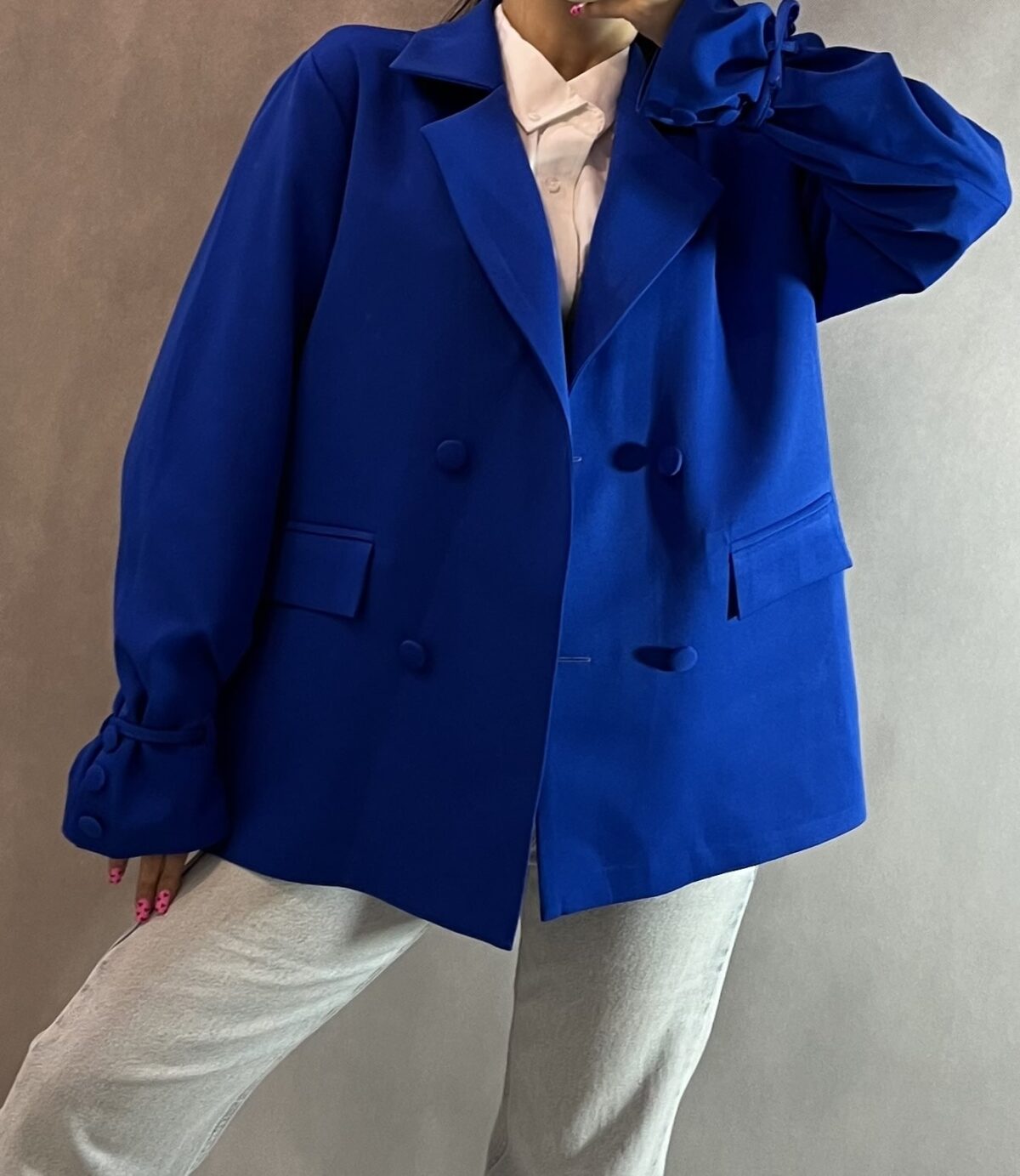 کت کوتاه رنگی آستین بند(2360) - Image 9