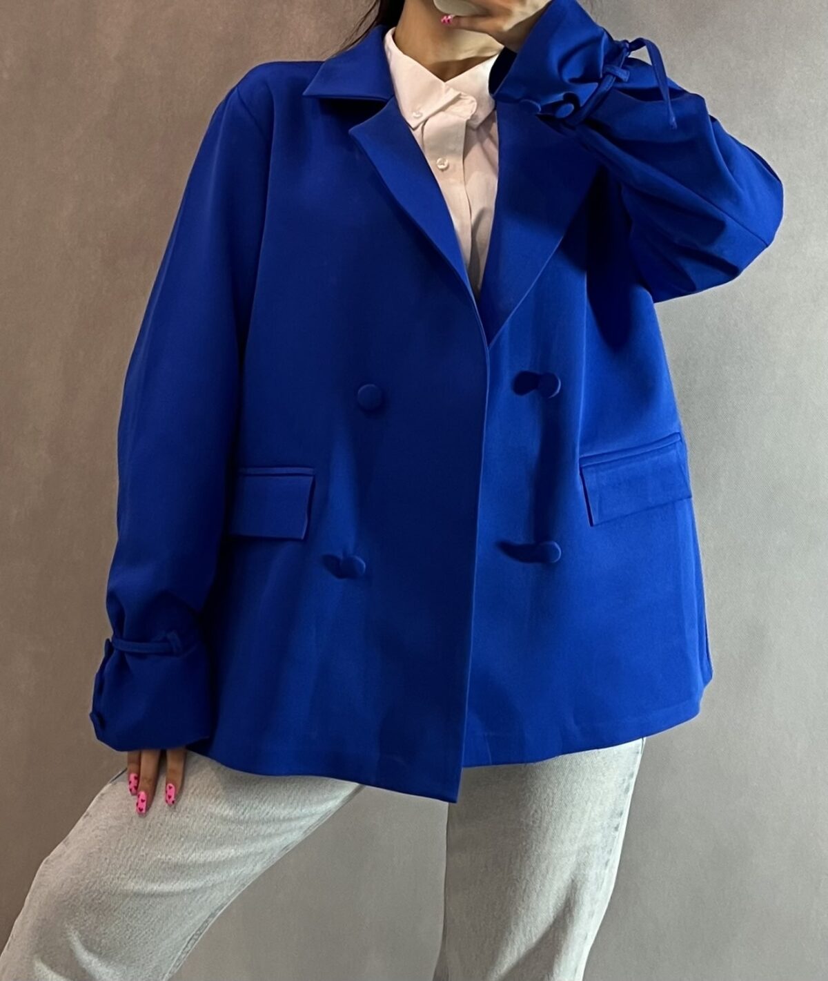 کت کوتاه رنگی آستین بند(2360) - Image 10