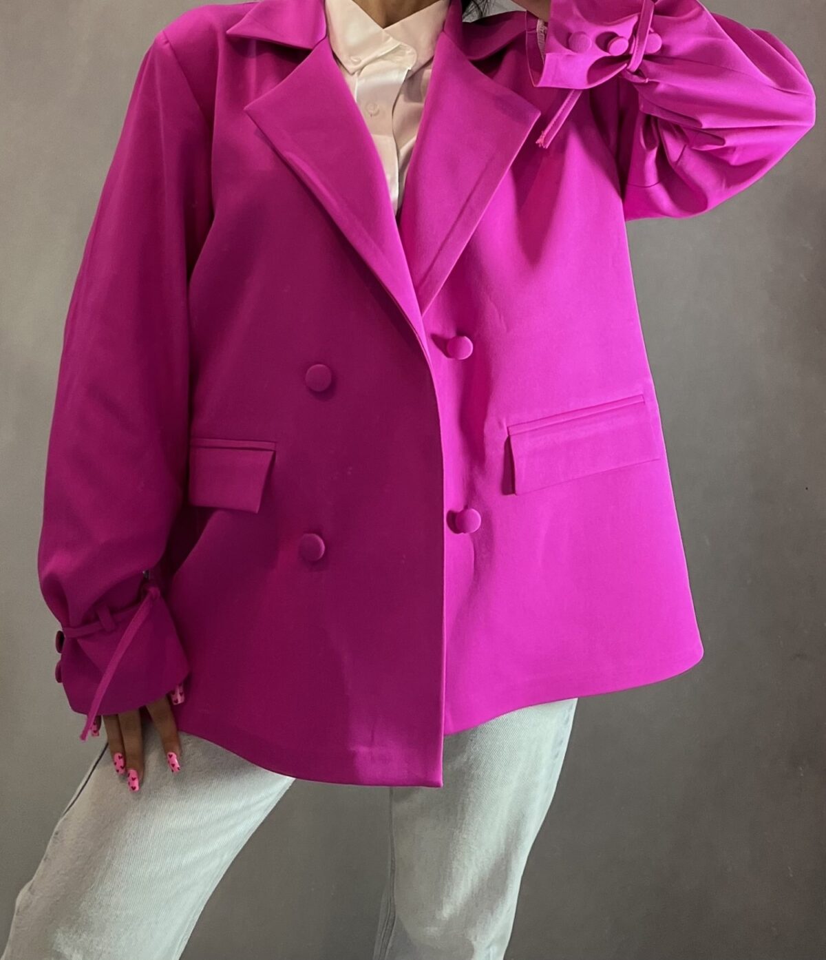 کت کوتاه رنگی آستین بند(2360) - Image 12