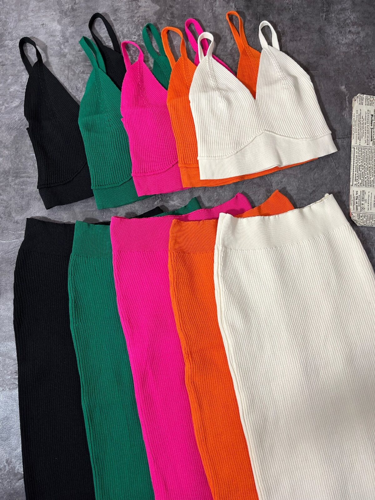 ست دامن و کراپ ترک(2355) - Image 2