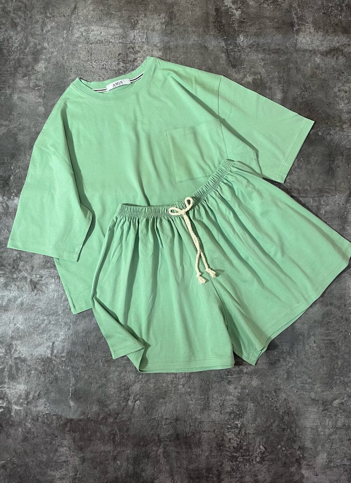 ست شلوارک و تیشرت نخ پنبه(2359) - Image 5