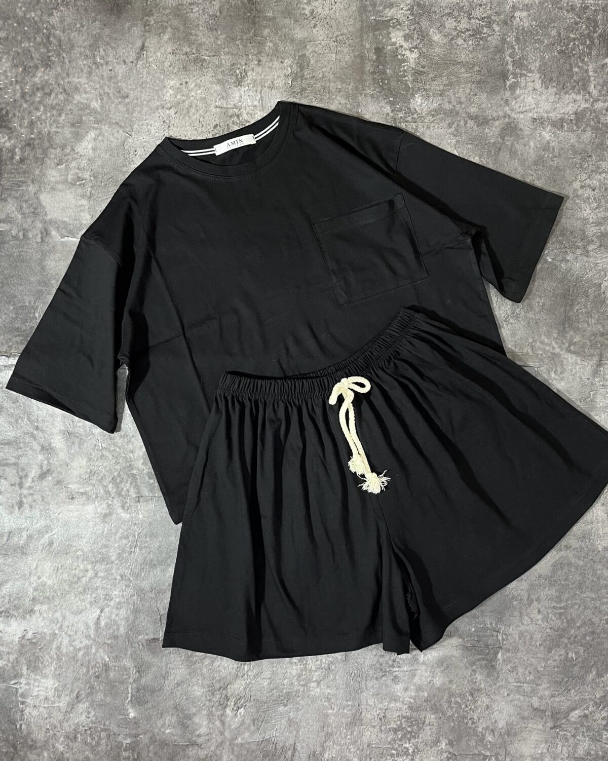 ست شلوارک و تیشرت نخ پنبه(2359) - Image 6