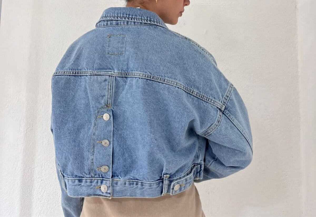 کت جین پشت دکمه(2366) - Image 2