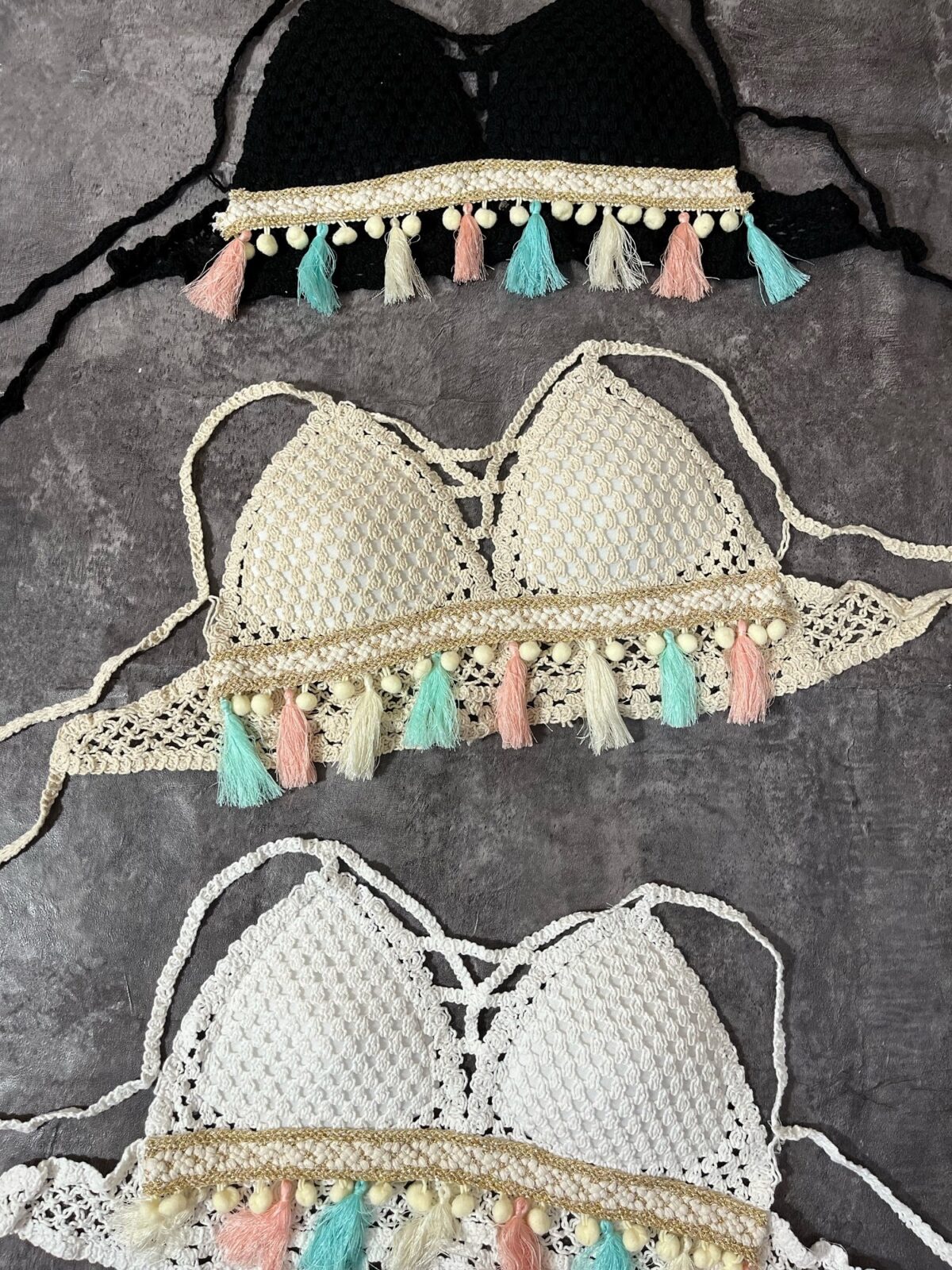 مکرومه زیر ریش سنتی وارداتی(2382) - Image 2