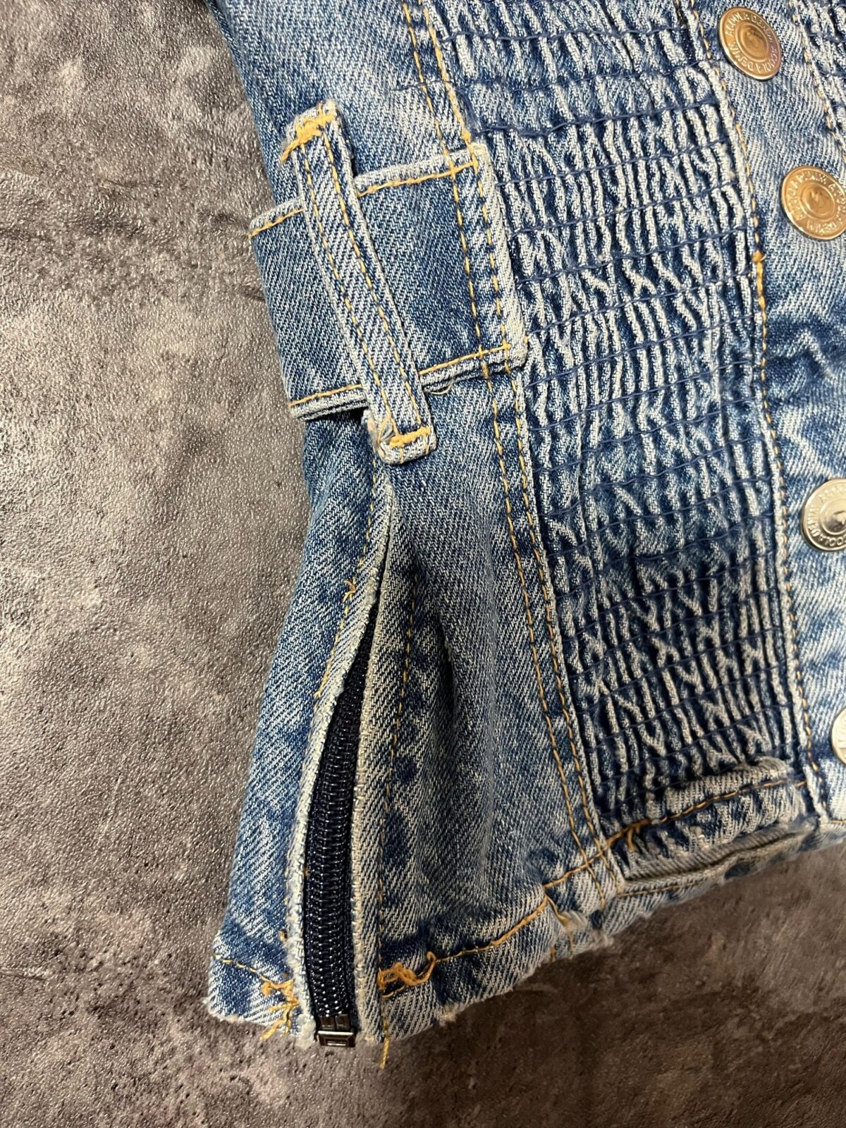 دکلته جین کمردار وارداتی(2386) - Image 4