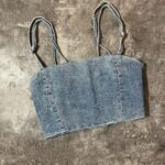 کراپ بندی جین وارداتی(2388)