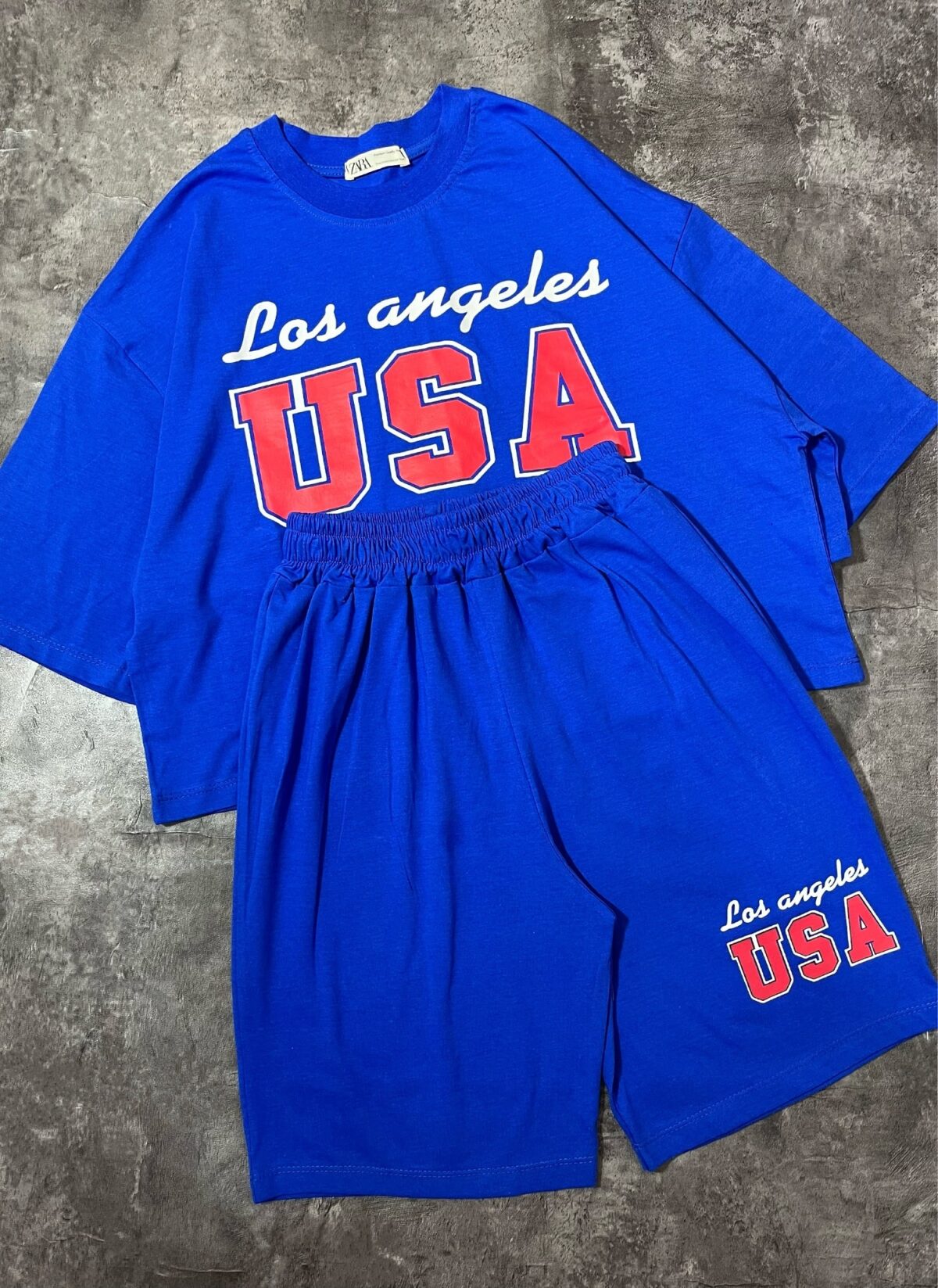 ست USA تیشرت و شلوارک (2391) - Image 5