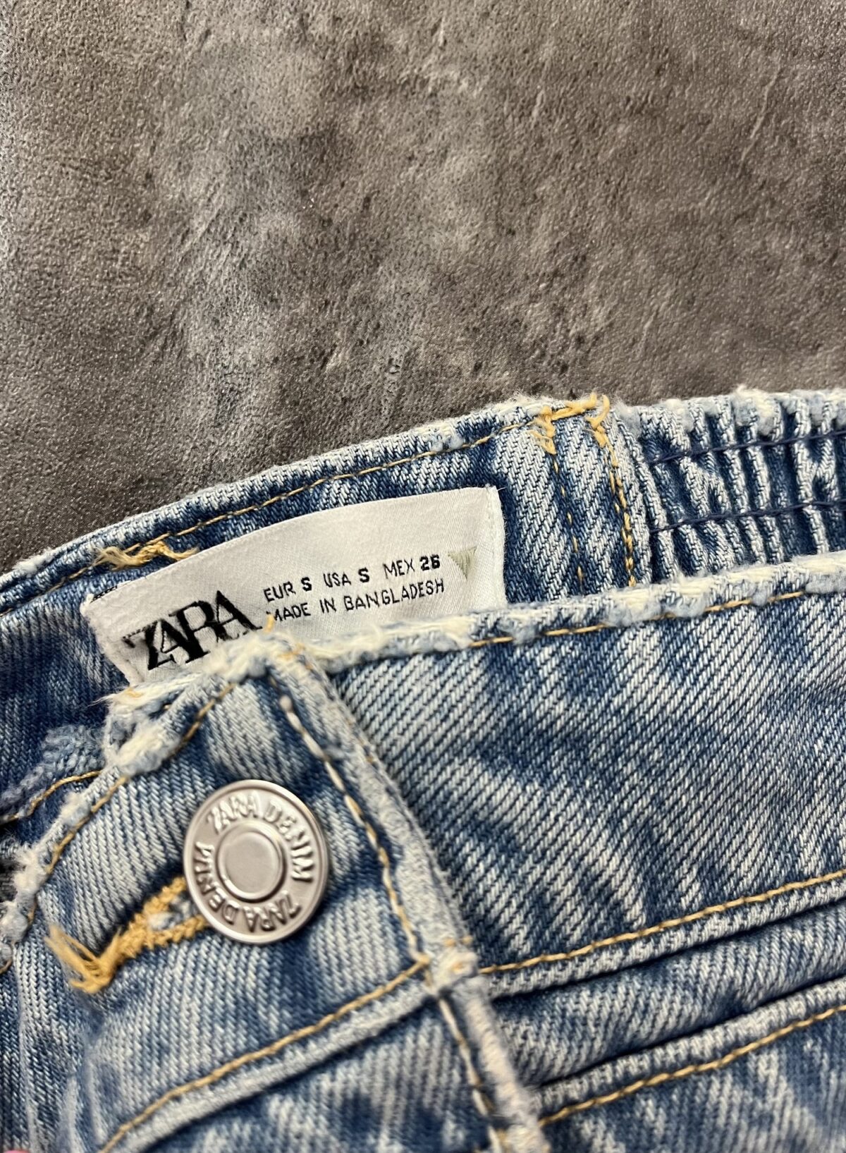 دکلته جین جلو دکمه وارداتی(2395) - Image 3