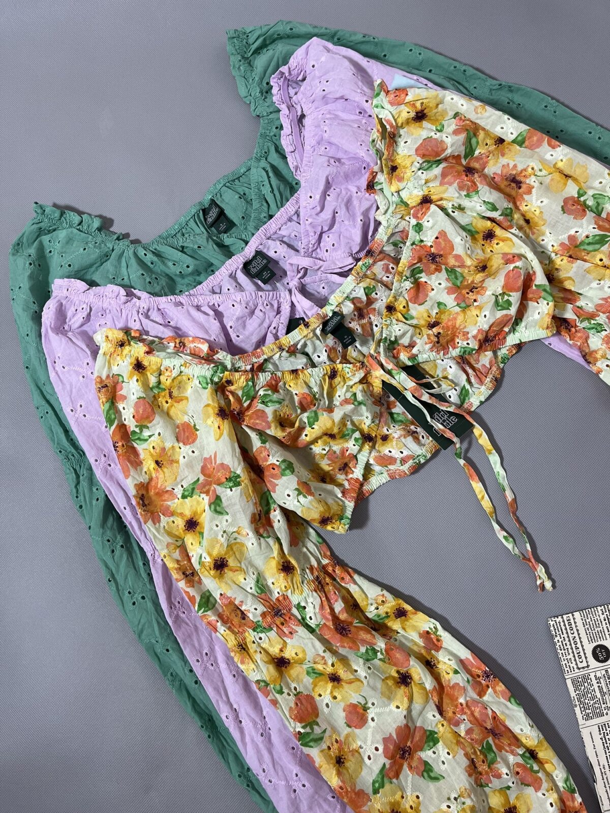 کراپ آستین چیندار وارداتی(2424) - Image 3