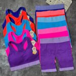 ست کراپ کاپدار و شلوارک وارداتی(2431)