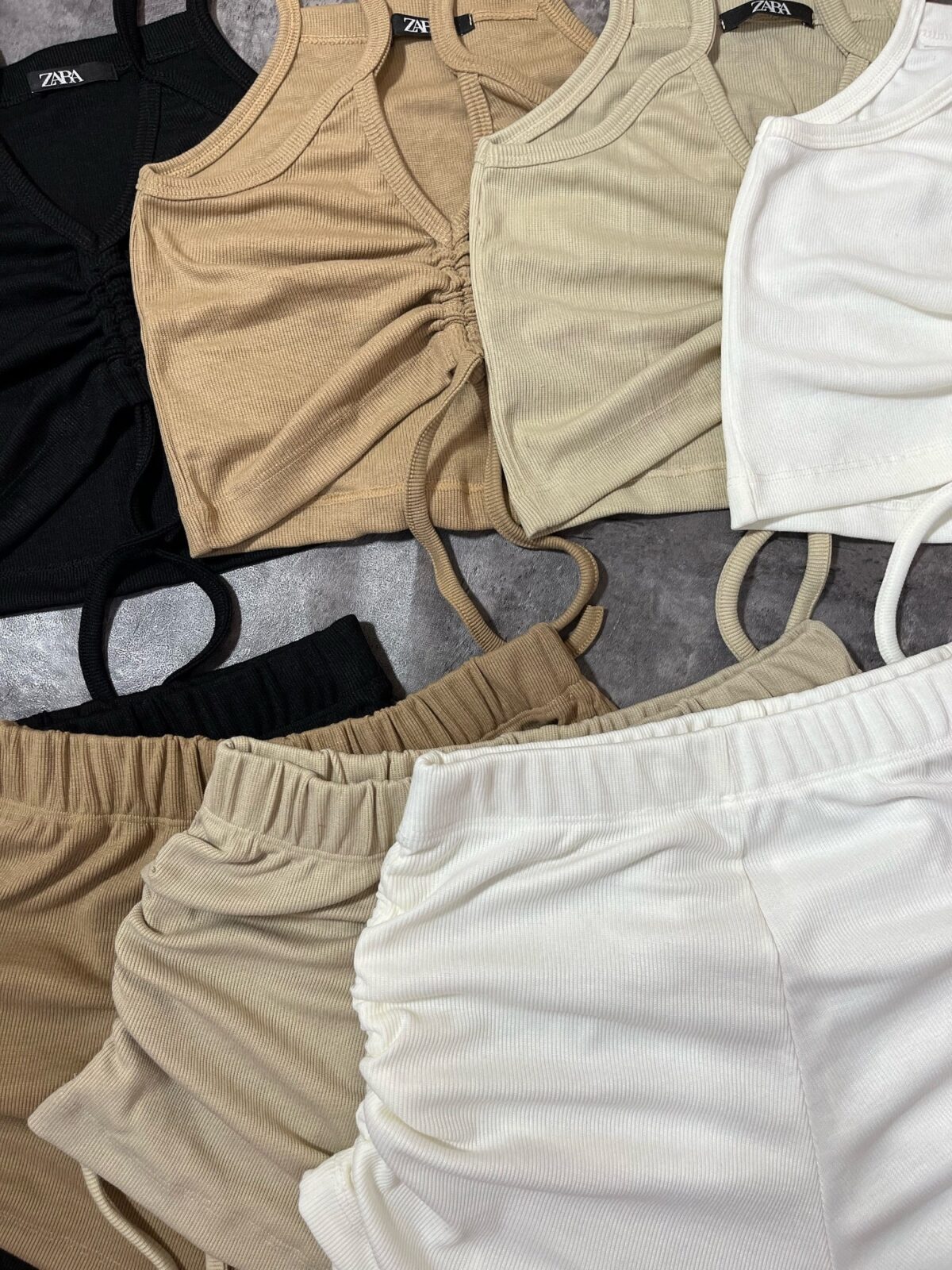 ست کراپ جلو گت و شلوارک(2436) - Image 2