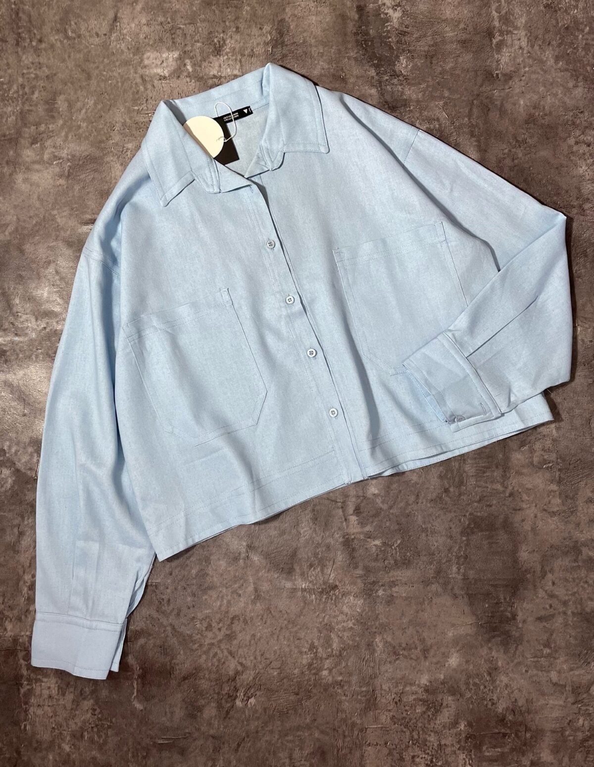 شومیز لینن دو جیب(2437) - Image 4