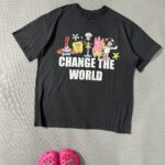 تیشرت باب اسفنجی ذغالی ترک اورجینال(2453)