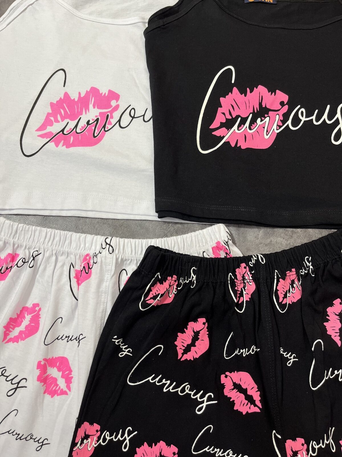 ست کراپ بندی و شلوارک(2465) - Image 2