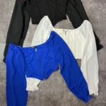 کراپ آستین حریر(2483)