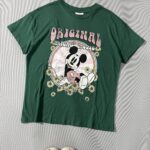 تیشرت اورجینال وارداتی میکی سبز(2493)