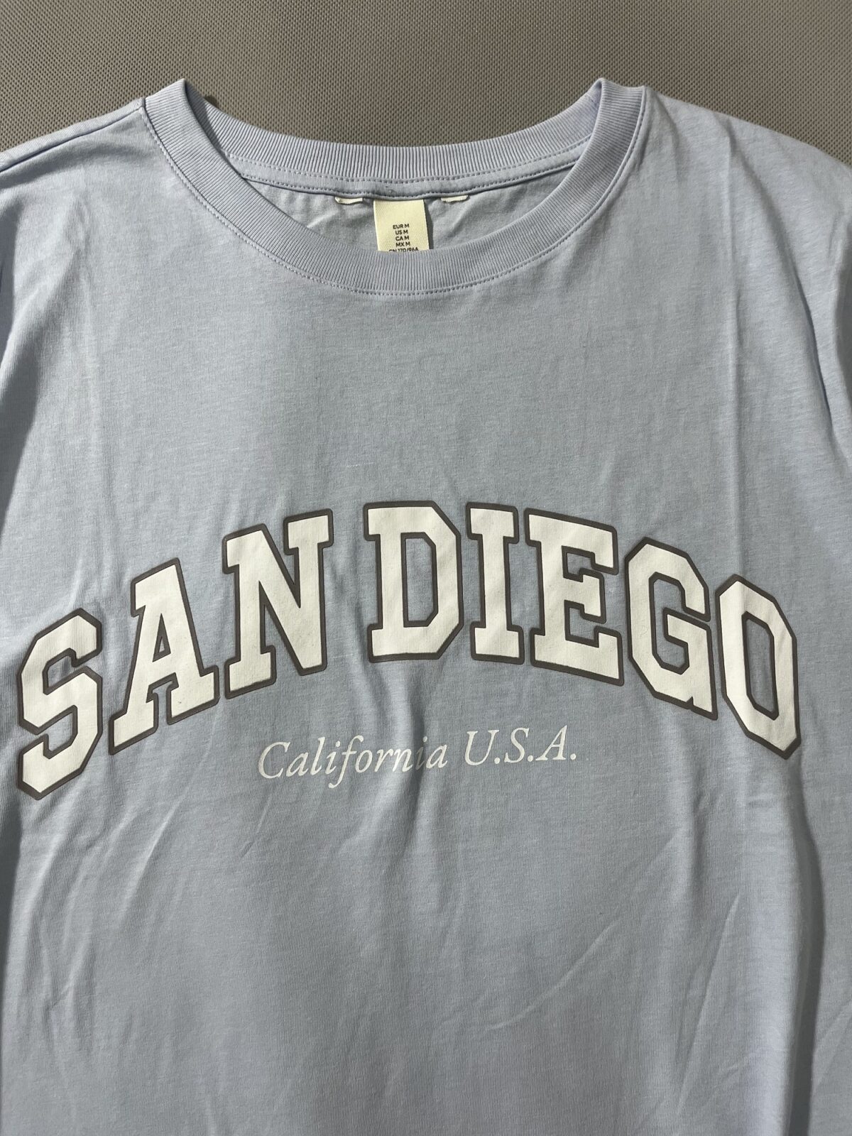 تیشرت اورجینال وارداتی آبی(2495) - Image 2