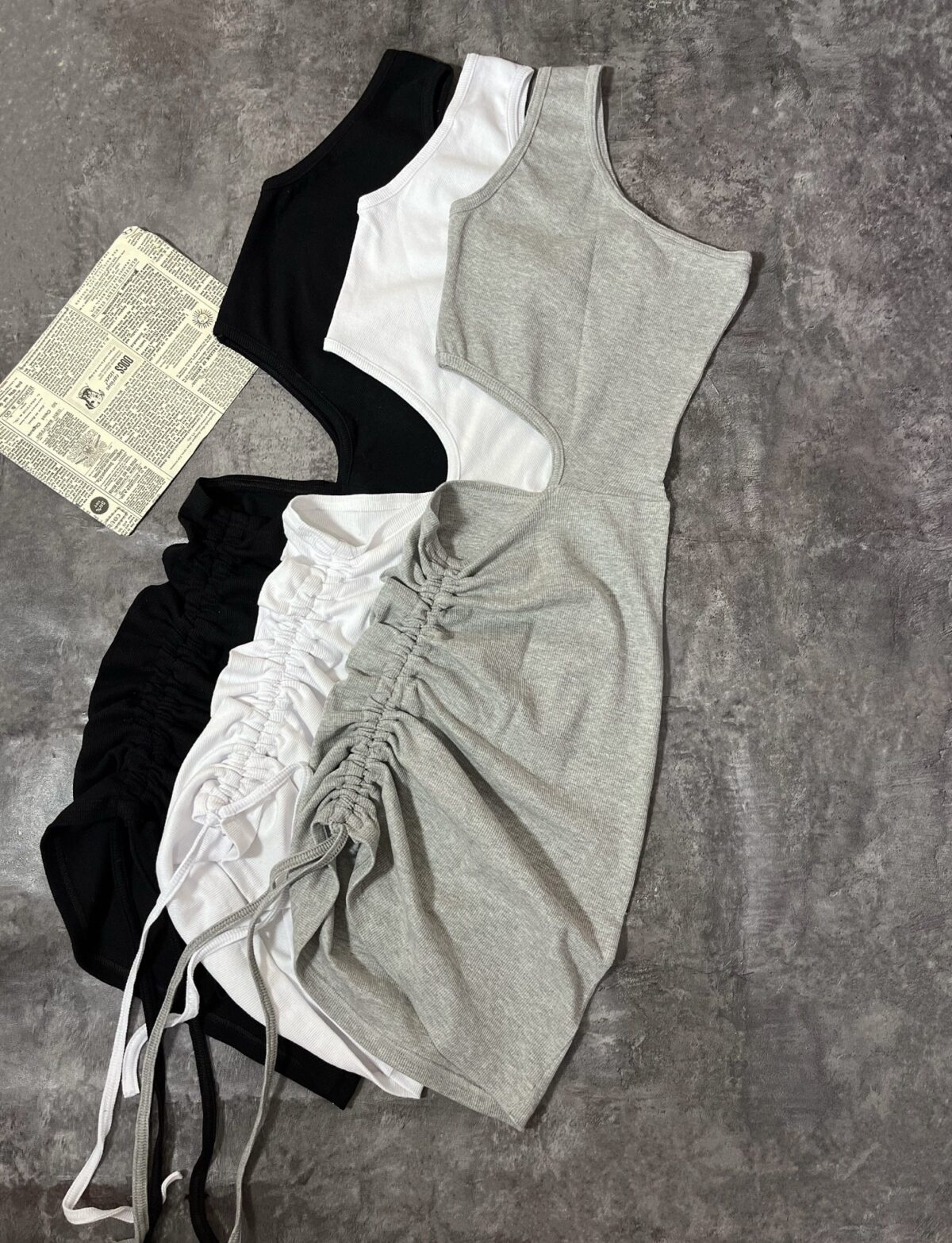 پیراهن رومی بغل باز جلو گت(2498) - Image 3